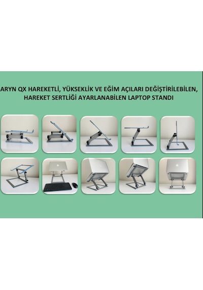 Masa Üstü Metal Profesyonel Laptop Standı