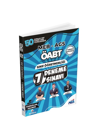 2026 Öabt Meb-ags Sınıf Öğretmenliği 7 Deneme Fasikül Çözümlü Yayınları
