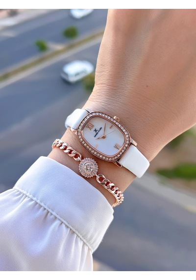 Daniel Klein Deri Kordon 30 Mt Suya Dayanıklı 2 Yıl Garantili Kadın Kol Saati+bileklik Bfg13943.5 Rose Gold