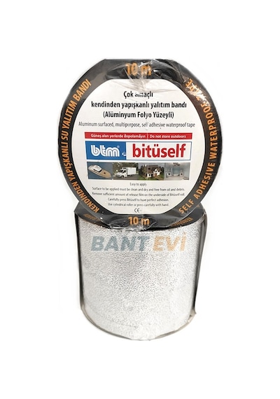Bitüself Gofrajlı Oto Yalıtım Bandı 15cmX10m Ziftli Bitüm Bant