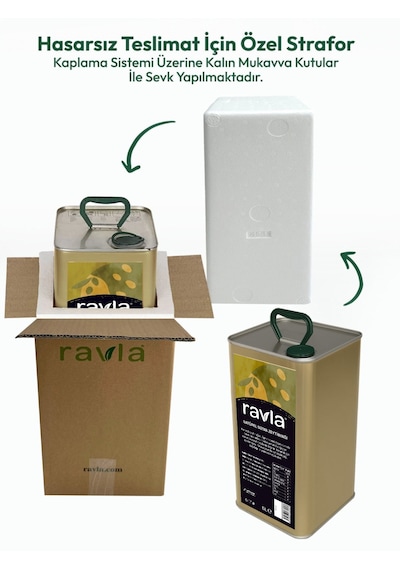 Ravla Naturel Sızma Zeytinyağı - Sofralık 5l