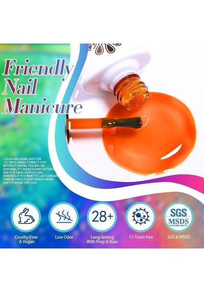 Born Pretty 10ml Jelly Nude Seri Kalıcı Oje Jn69 57851-19