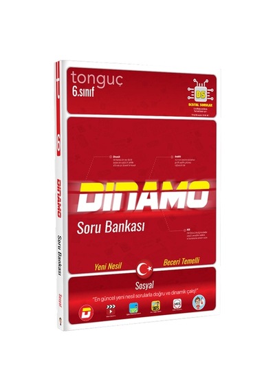 Tonguç 6.Sınıf Dinamo Sosyal Bilgiler Soru Bankası Test Kitabı
