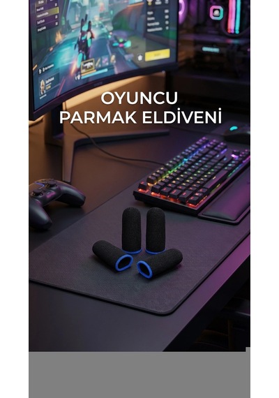 Oyuncu Parmaklık Eldiven Hassas Kontrol Konforlu