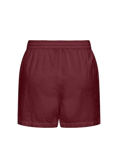 Only Onlswar Thyra Pull Up Shorts Wvn Kadın Kırmızı Şort - 15378514