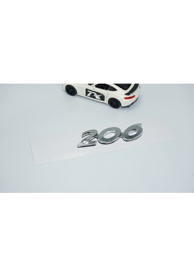Dk Tuning Peugeot 206 Bagaj Krom Abs 3m 3d Yazı Logo Amblem