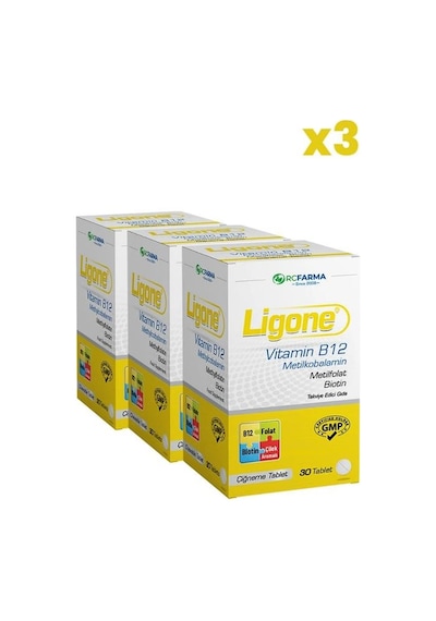 Ligone Vitamin B12 30 Çiğneme Tablet X3 Adet