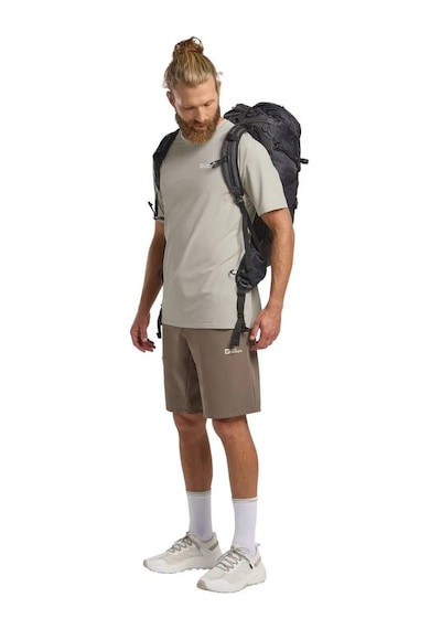 Jack Wolfskin A63784-5719 Prelight Stride Shorts M Erkek Spor Şort Bej