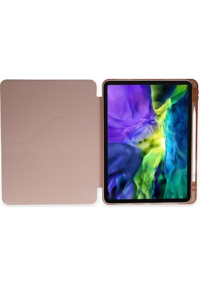 Apple Uyumlu iPad Pro 13 İnç M4 2024 Kılıf Kalem Şarj Bölmeli Case A2925 A2926 A3007