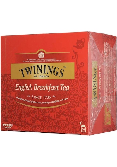 Twinings English Breakfast Siyah Bardak Poşet Çay 50 x 2 G