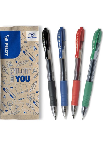 Pilot Roller Kalem Jel Mürekkepli 0.7 Mm 3 Lü Metalik G2