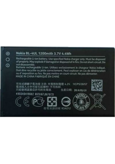Nokia 1012 Bl-4Ul 1200Mah Batarya Pil Nokia 1012 Bl-4Ul 1200Mah Batarya Pil
