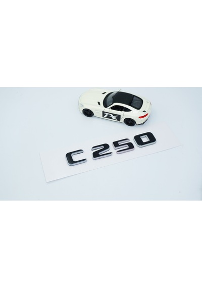 Dk Tuning C 250 Bagaj Gri Siyah Abs Yazı Logo Benz İle Uyumlu
