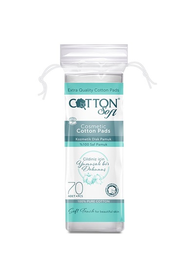 Cotton Soft Kozmetik Disk Pamuk 70'li 5 Adet