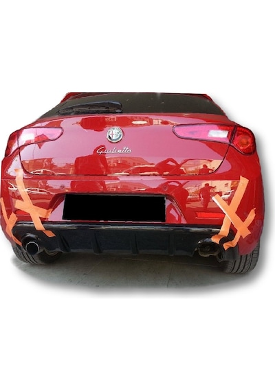 Alfa Romeo Giulietta Uyumlu Arka Difüzör Plastik