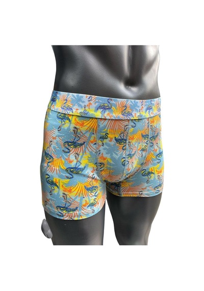 Erkek Karışık Pamuklu Esnek 4'lü Boxer Paketi 2304 Mavi Erkek Karışık Pamuklu Esnek 4'lü Boxer Paketi 2304 Mavi