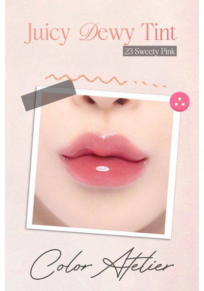 Dasique Yoğun Parlaklık Ve Canlı Renkler Sunan Kalıcı Tint Juicy Dewy Tint 23 Sweety Pink 23 Sweety Pink