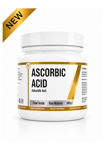 Vitality Nutrition Ascorbic Acid - Askorbik Asit Vitamin C 500 Gr