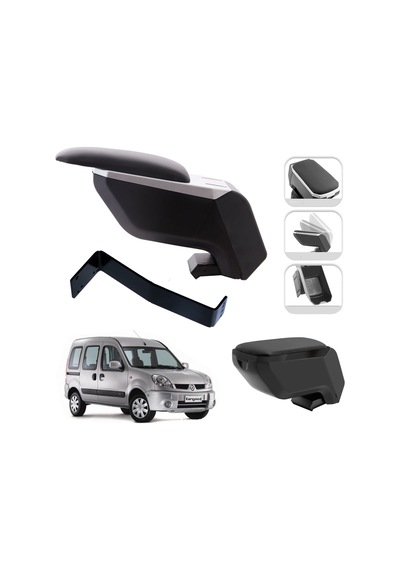 Mis Paket Renault Kangoo 1998-2007 Delmesiz Çelik Ayaklı Kolçak + Askılı Koku + Micro Fiber Bez + Torpido Süngeri
