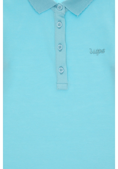 U.S. Polo Assn.  Kız Çocuk Aqua Polo Yaka Basic Tişört 50306036-VR007
