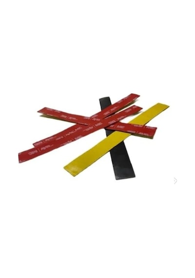 Çift Taraflı Montaj Bantı, 10 Adet 1.5 Cm Genişliğinde Ve 14 Cm Uzunluğunda 0,13mm X 48mm X 25mt