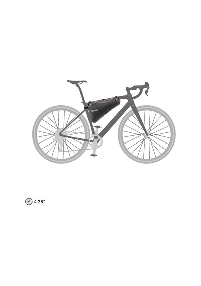 Ortlieb Bikepacking F9975 Kadro Arası Çanta 4l Siyah Turuncu Siyah