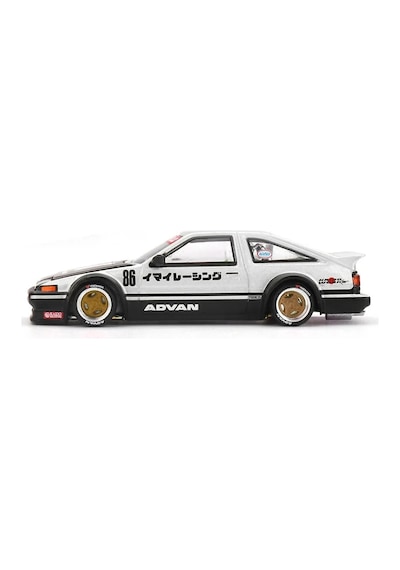 Kaido House Mini Gt Khmg218 Toyota Sprinter Trueno Ae86 Kaido Street V2 1:64 Model Araba Beyaz