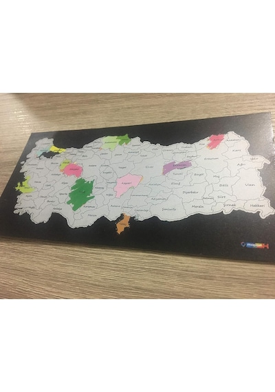 Ayrex Mapofx - Gez - Kazı Türkiye Haritası Magnet, 20x10 Cm Diğer