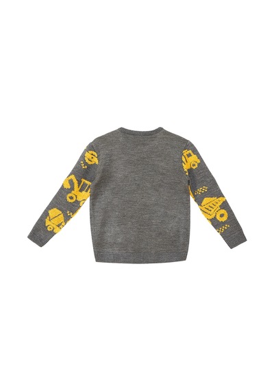 Denokids Mshb&g İnşaat Araçları Erkek Çocuk Kazak