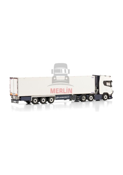 1/50 F.l.t Scanıa S Hıghlıne Cs20h 6x2 Twın Steer Reefer Traıler - 3 Axle