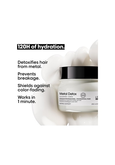 L'oréal Professionnel Serie Expert Metal Detox Saç Maskesi 250 Ml - İşlem Görmüş Ve Boyalı Saçlar İçin Kırı