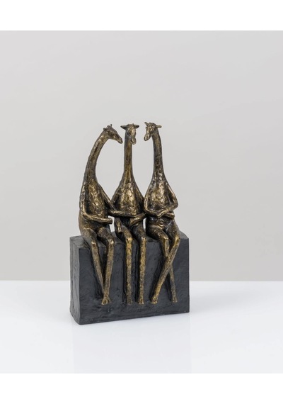 Dekoratif Zürafa 3 Figürlü Biblo