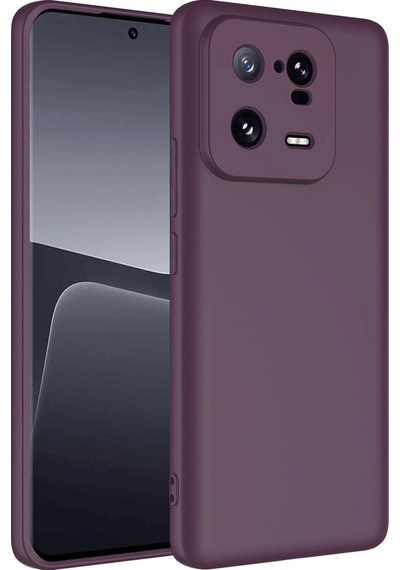 Xiaomi Mi 13 Pro Kılıf Zore Mara Lansman Kapak Koyu Mor