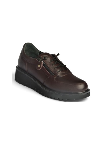 Fox Shoes U555040403 Kahverengi Hakiki Deri Günlük Kadın Ayakkabı