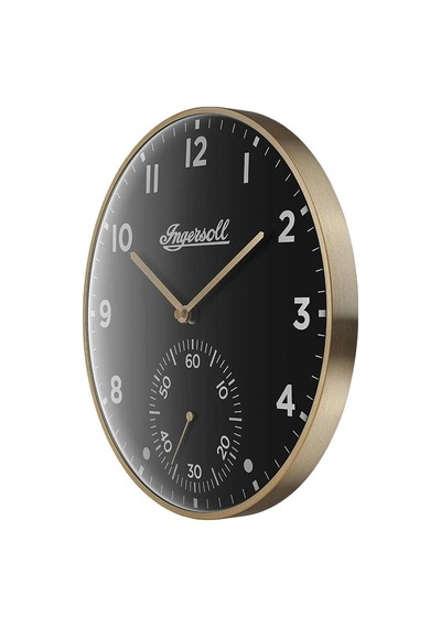 Ingersoll Ic003gb Duvar Saati Siyah