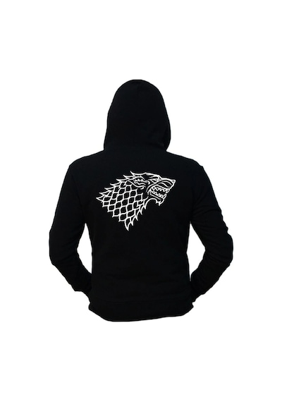 Tarzsokak House Stark Unisex Kapüşönlu Hoodie Siyah