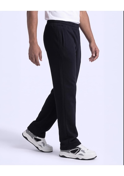 Kappa Tomas Erkek Siyah Comfort Eşofman Altı