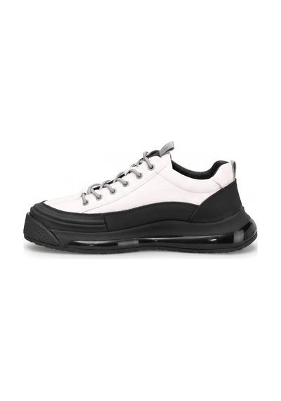 Guja 26blg500-1 Erkek Hakiki Deri Klasik Sneaker Beyaz