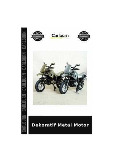 Dekoratif Metal Motor Tasarım Aksesuar Sergi Objesi Ev Dekorasyonu