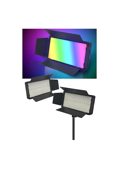 Kanatlı Rgb Işıklı Profesyonel Video Ve Fotoğraf Stüdyo Çekim Led Paneli Canlı Yayın Ve Vlog İçin Ayarlanabilir Çok Renkli Kanatlı Rgb Işıklı Profesyonel Video Ve Fotoğraf Stüdyo Çekim Led Paneli Canlı Yayın Ve Vlog İçin Ayarlanabilir Çok Renkli