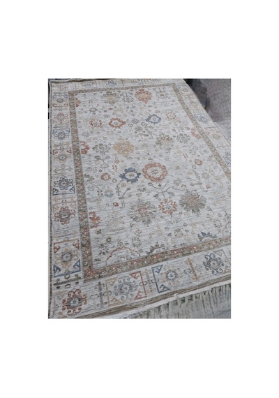 Arven Serisi Vintage Dokuma Halı Yeşil/bej