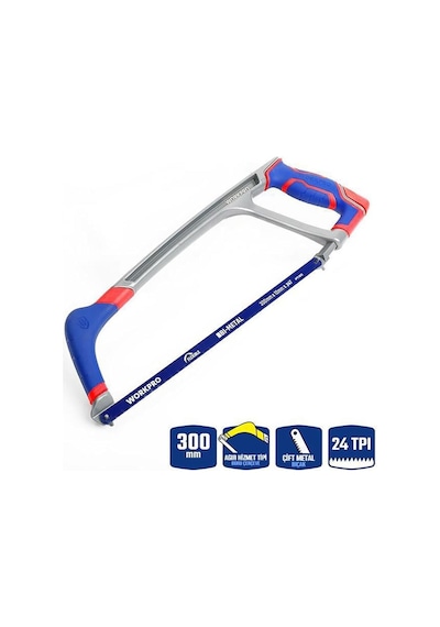Workpro Wp215027 300mm Bı-metal 24 Tpı Ağır Hizmet Tipi Demir Testeresi Fr Wp215027
