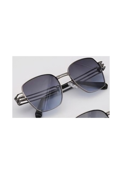 Unısex Uv-400 Trend Güneş Gözlüğü Lacivert - 704478079 Gümüş