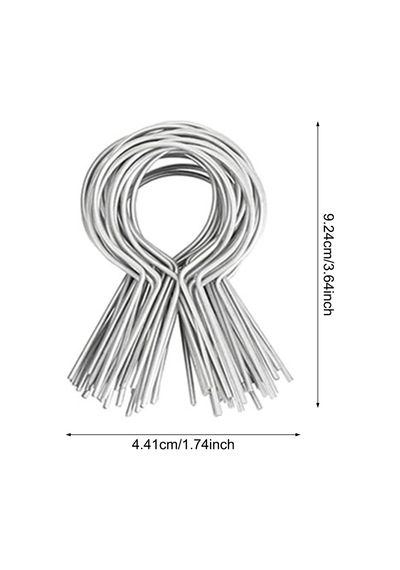 T Klips Metal Tel Twist Ticari Endüstriyel Kurulumlar İçin Önceden Oluşturulmuş Eskrim Klibi Rotundity