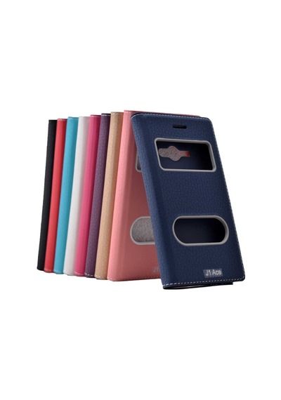 Samsung Uyumlu Galaxy J1 Ace Zore Dolce Case Kapakli Kilif 410062130