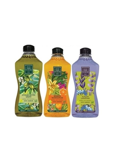 Eyüp Sabri Tuncer Sıvı Sabun Alaçatı Lavantası, Ayvalık Zeytin Çiçeği Ve Bodrum Mandalinası 1500 Ml Diğer