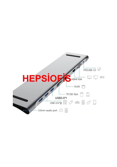Apple Uyumlu MacBook Air-Pro Docking Station 10 Port Usb C Hub