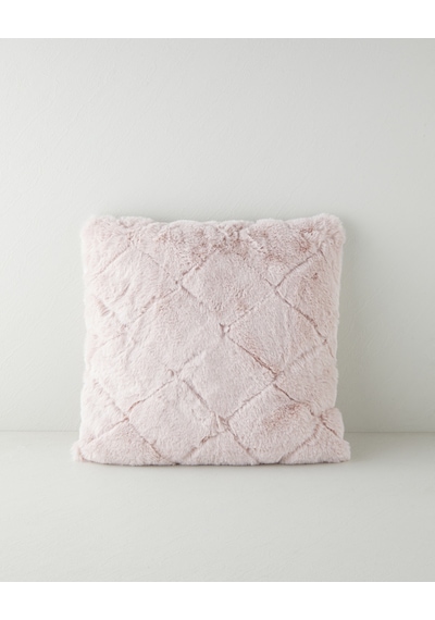 English Home Soft Touch Rabbit Pelüş Kırlent Kılıfı 45x45 Cm Pudra Pudra