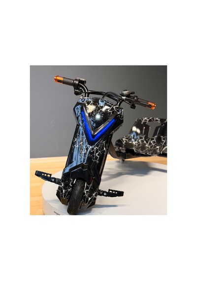 36v 350w Elektrikli Drift Scooter 3 Hızlı 25 Km/h 100 Kg Taşıma Kapasiteli Siyah Siyah
