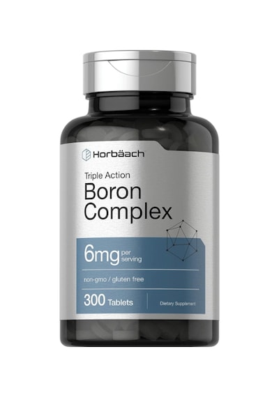 Horbäach Triple Boron Complex 6 Mg 300 Tablet Vegetarian, T...